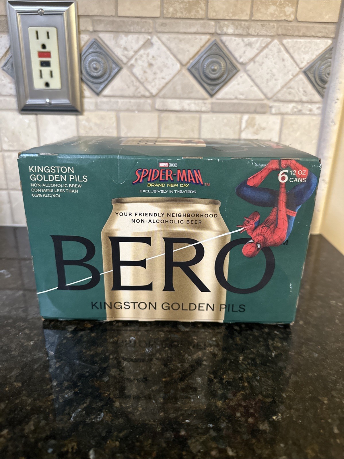 BERO Golden Pils Spider-Man Limited Edition NEW Tom Holland