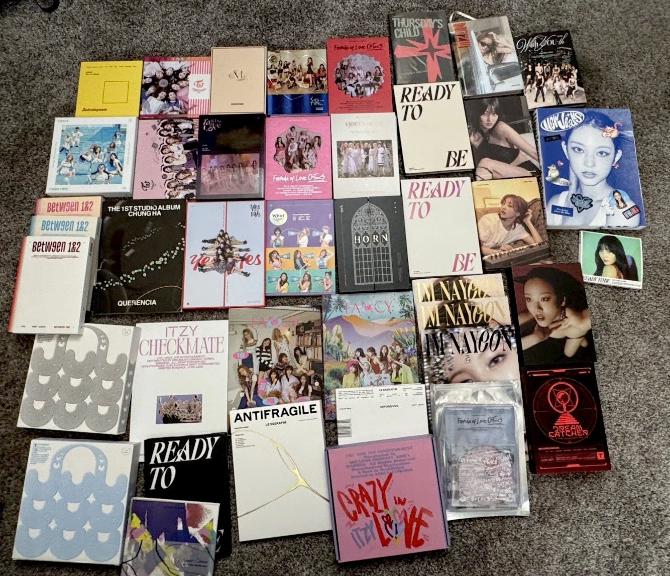 K-Pop Albums (mostly Twice Albums, Dvds Included. NO PHOTO CARDS INCLUDED 