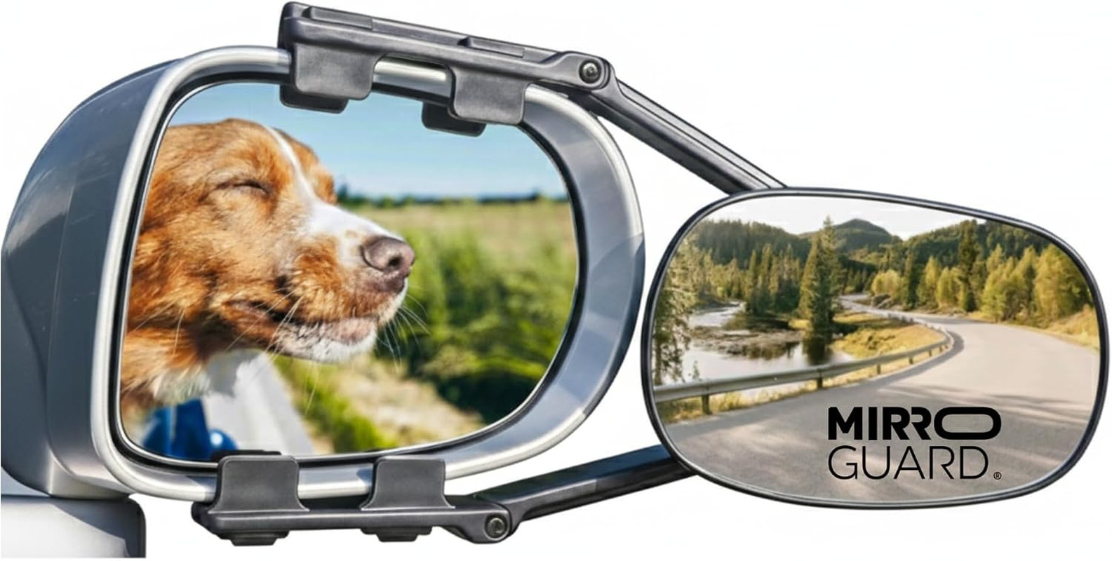 Extended Towing Mirrors V2, Universal Clip-On Tow Mirror Extensions with Upgrade