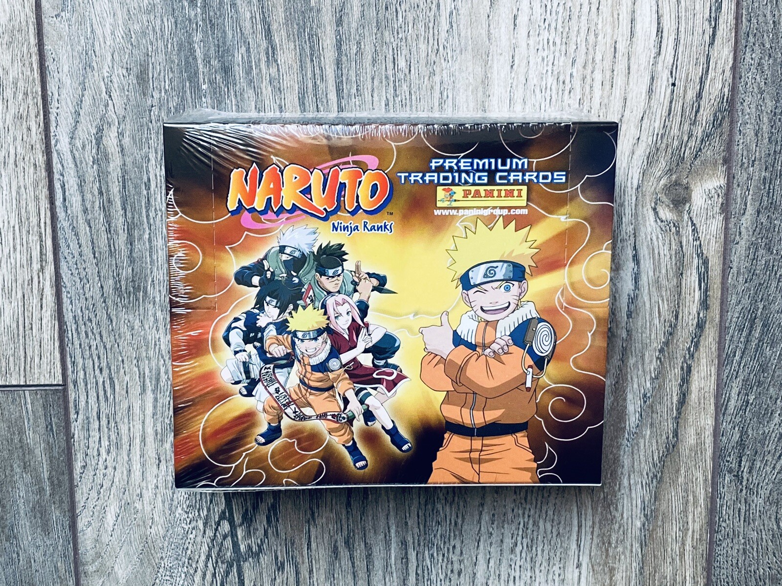 Naruto - Ninja Ranks | 2002 Sealed Display | Panini Vintage German Trading Cards