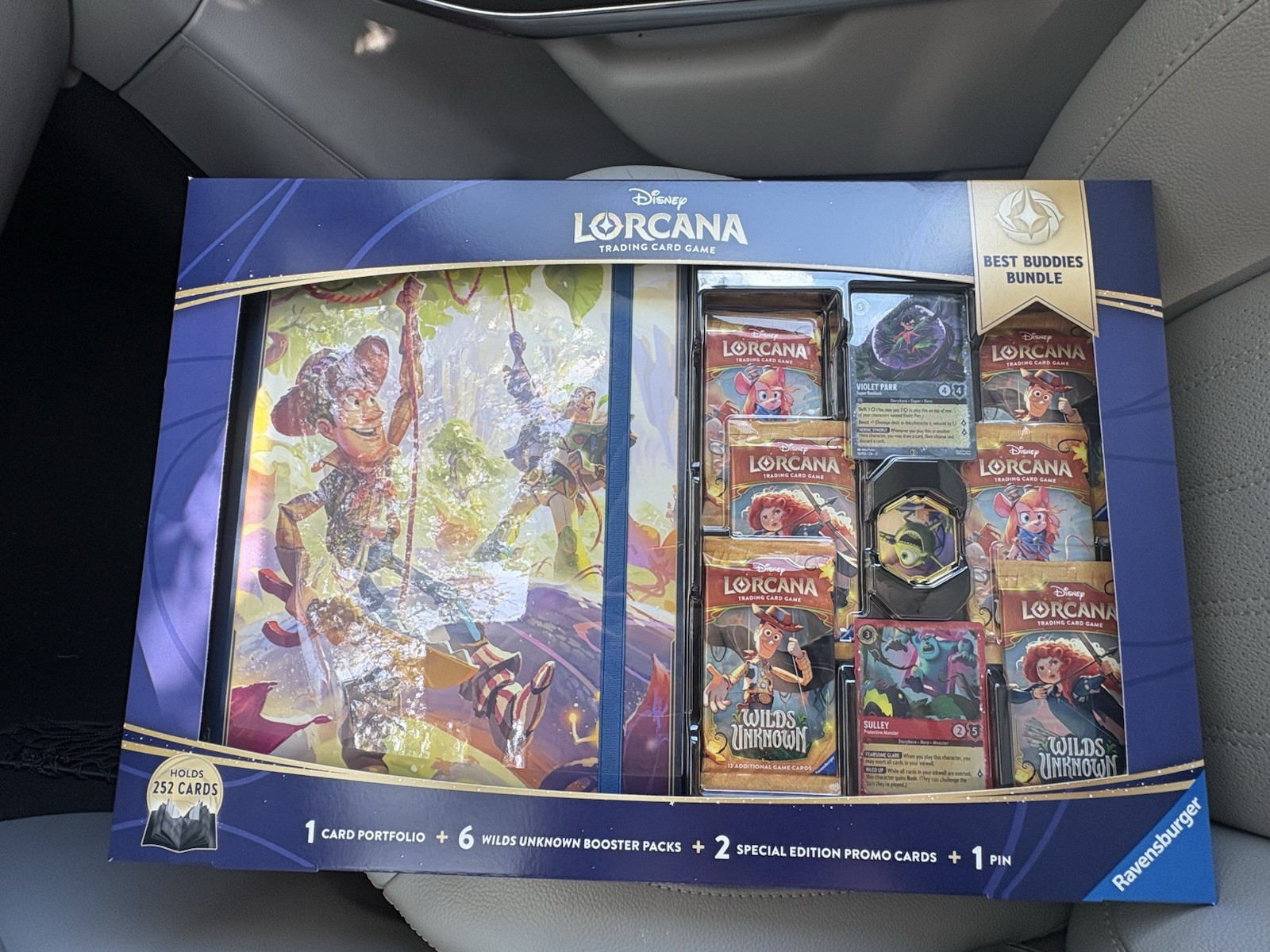Disney Lorcana Best Buddies Bundle Wilds Unknown Booster Packs Binder Pin Sealed