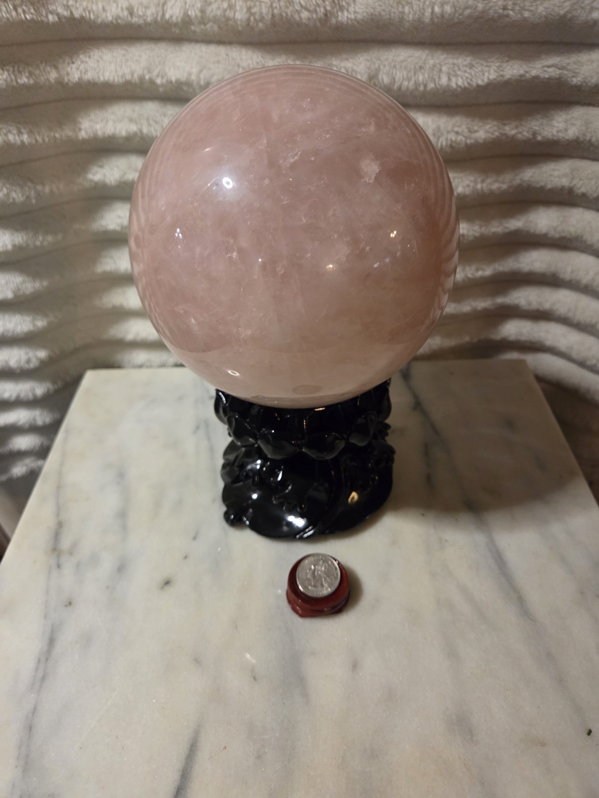 High Quality Rose Quartz Sphere