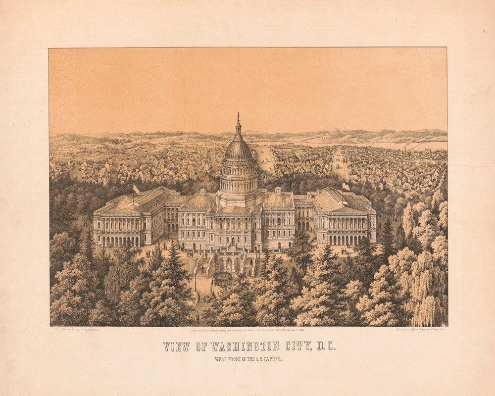 US Capitol West Front Washington DC 8x10 Print HT51341484