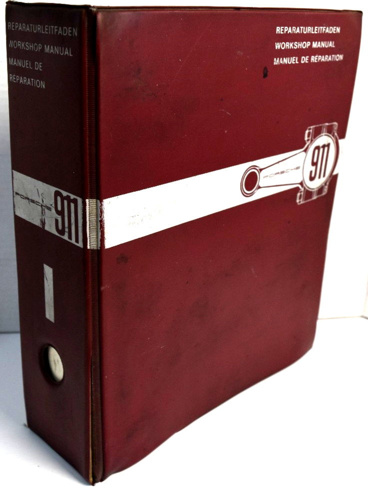 1971 Porsche 911 Factory OEM Service Repair Manual Binder Volume 1. *GOOD* 1971 Porsche 911 Factory OEM Service Repair Manual Binder Volume 1. *GOOD*