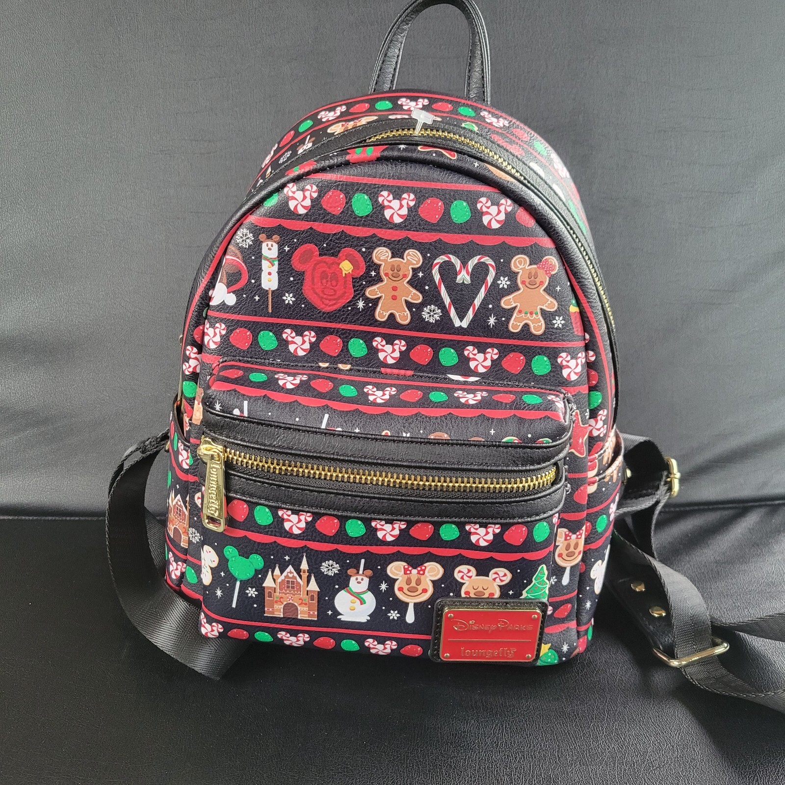 Disney Parks Christmas Holiday Food Icons Snack mini Loungefly Backpack 2019 