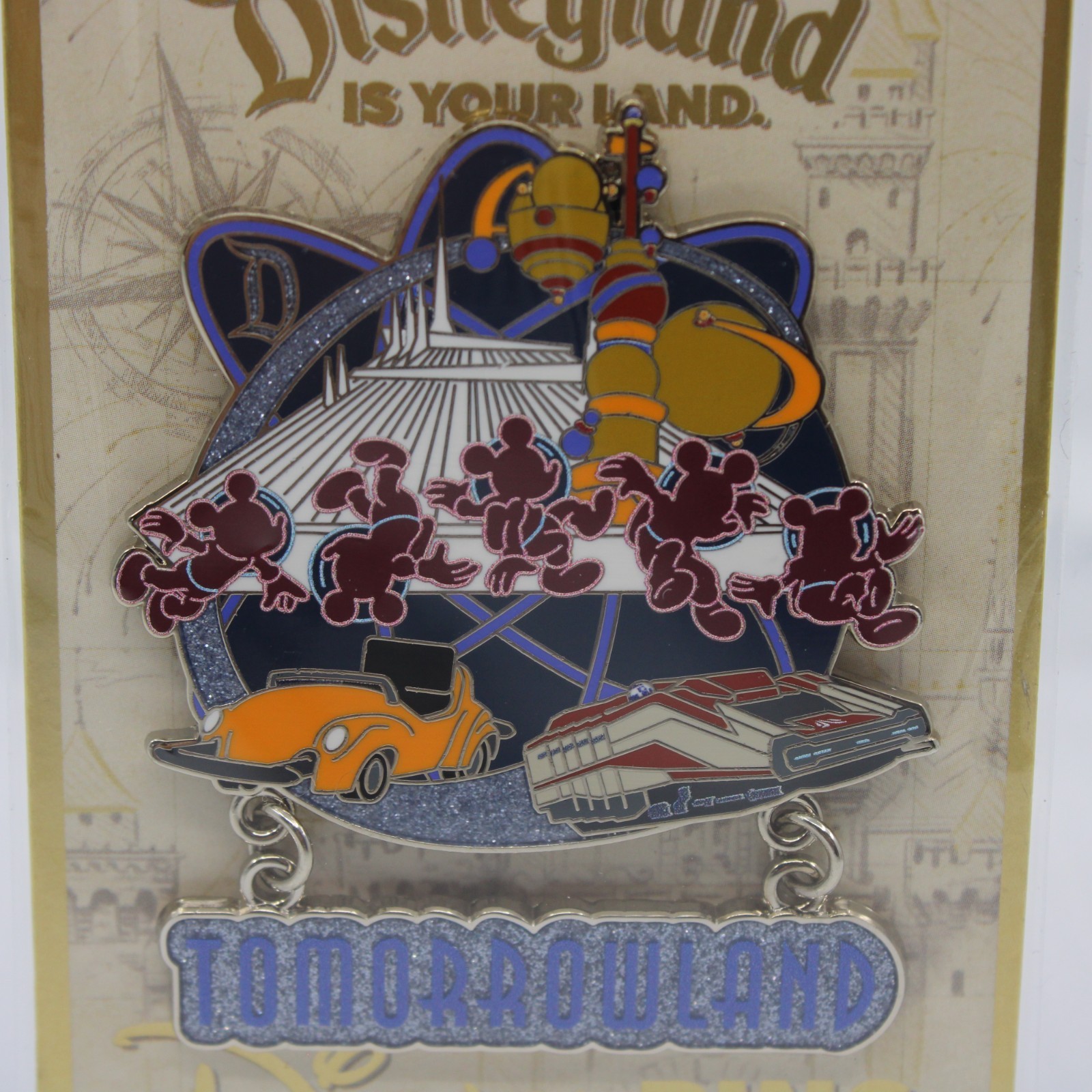 C2 Disney DLR LE Pin Disneyland Is Your Land Tomorrrowland Space Mountain C2 Disney DLR LE Pin Disneyland Is Your Land Tomorrrowland Space Mountain