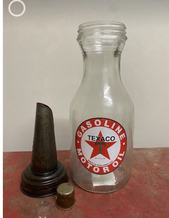 Texaco Star Oil Bottle Texaco Star Oil Bottle