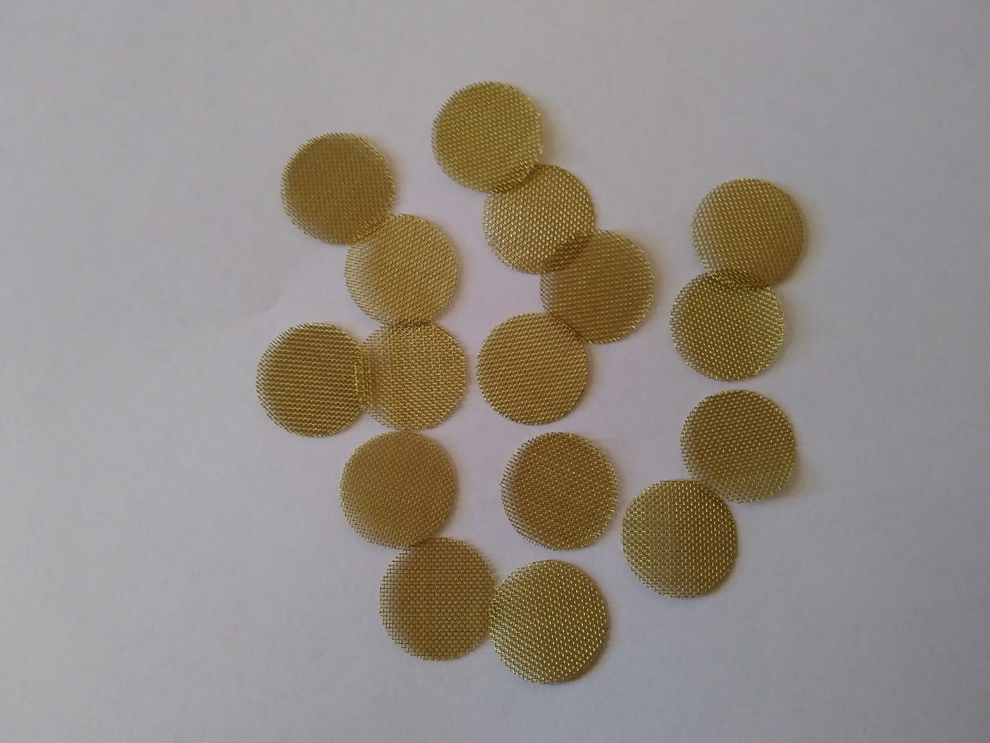 25 pieces brass metal pipe screens 5/8 inch 15 mm heavy duty 25 pieces brass metal pipe screens 5/8 inch 15 mm heavy duty