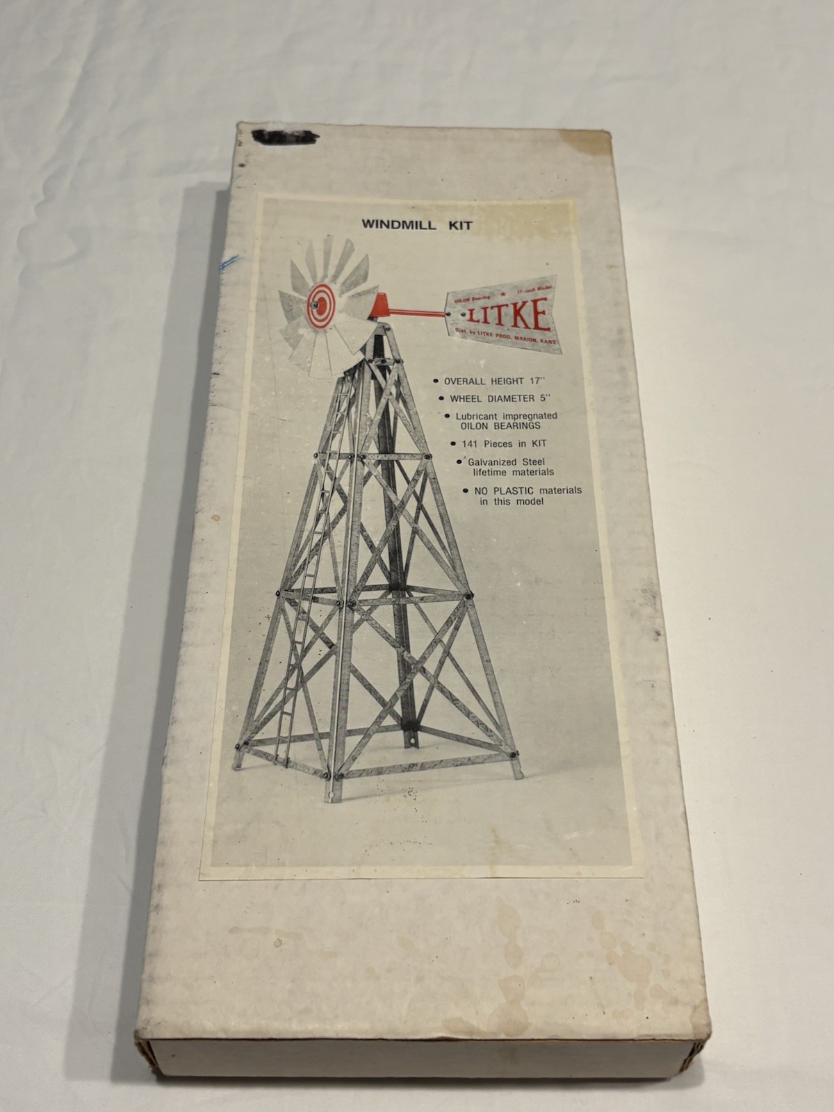 Vintage Litke Windmill Rare 🔥 Galvanized Assembly Kit 17