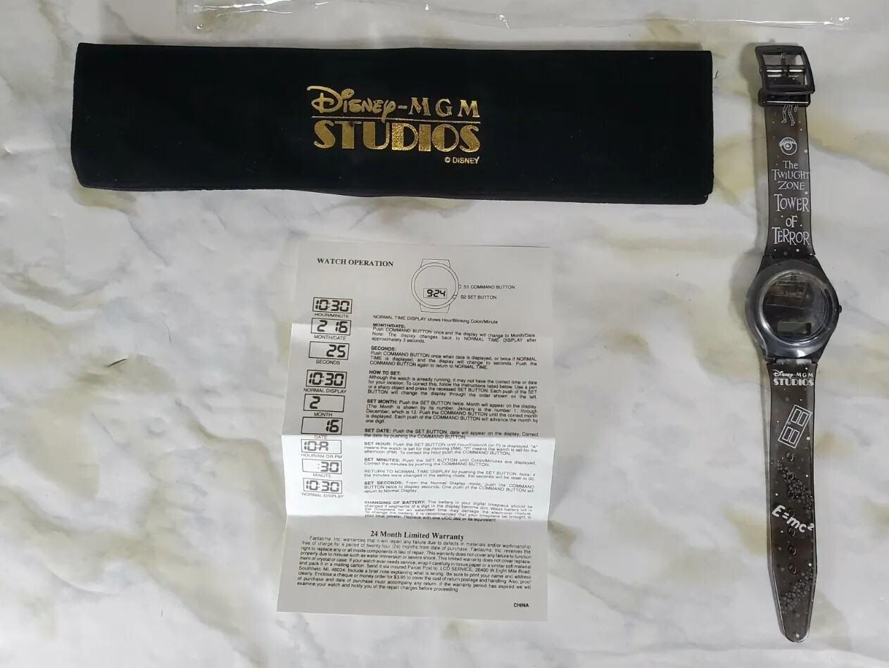 Disney MGM Studios Tower of Terror Opening July 1994 Digital Watch New FAST SHIP