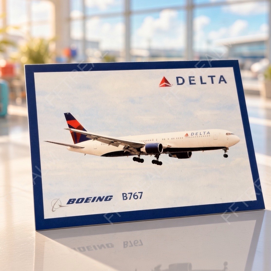 2010 Delta Air Lines Pilot Trading Card “Boeing B767” #22