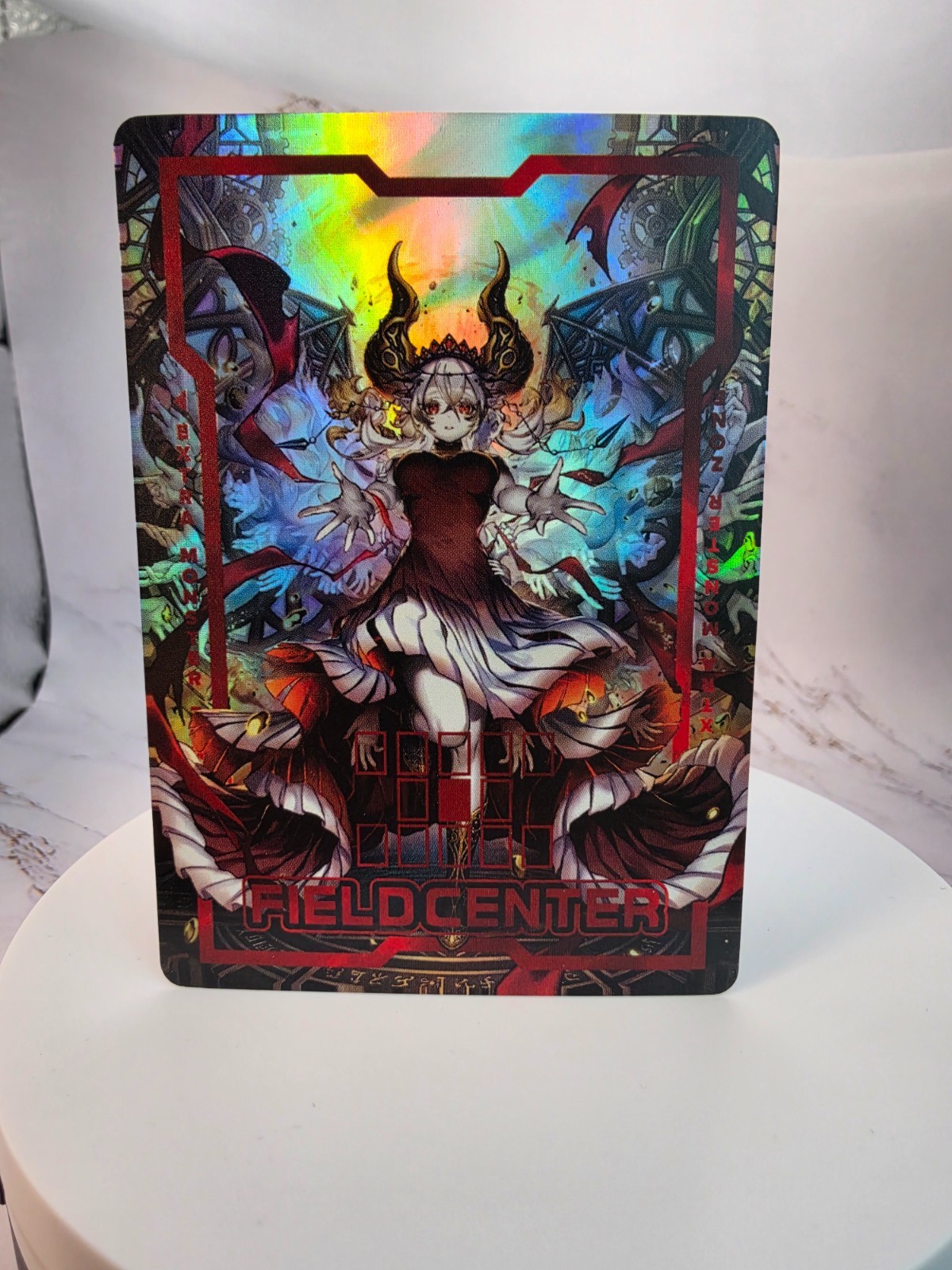 Blazing Cartesia: Yugioh Field Center Holo Foil RA04 (Virtuous Albaz Branded)