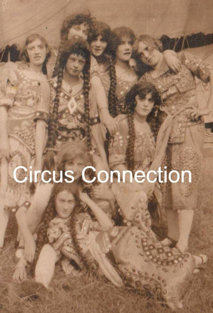 C1910\'s - Barnum & Bailey Circus Young Performers Real Photo - L2A