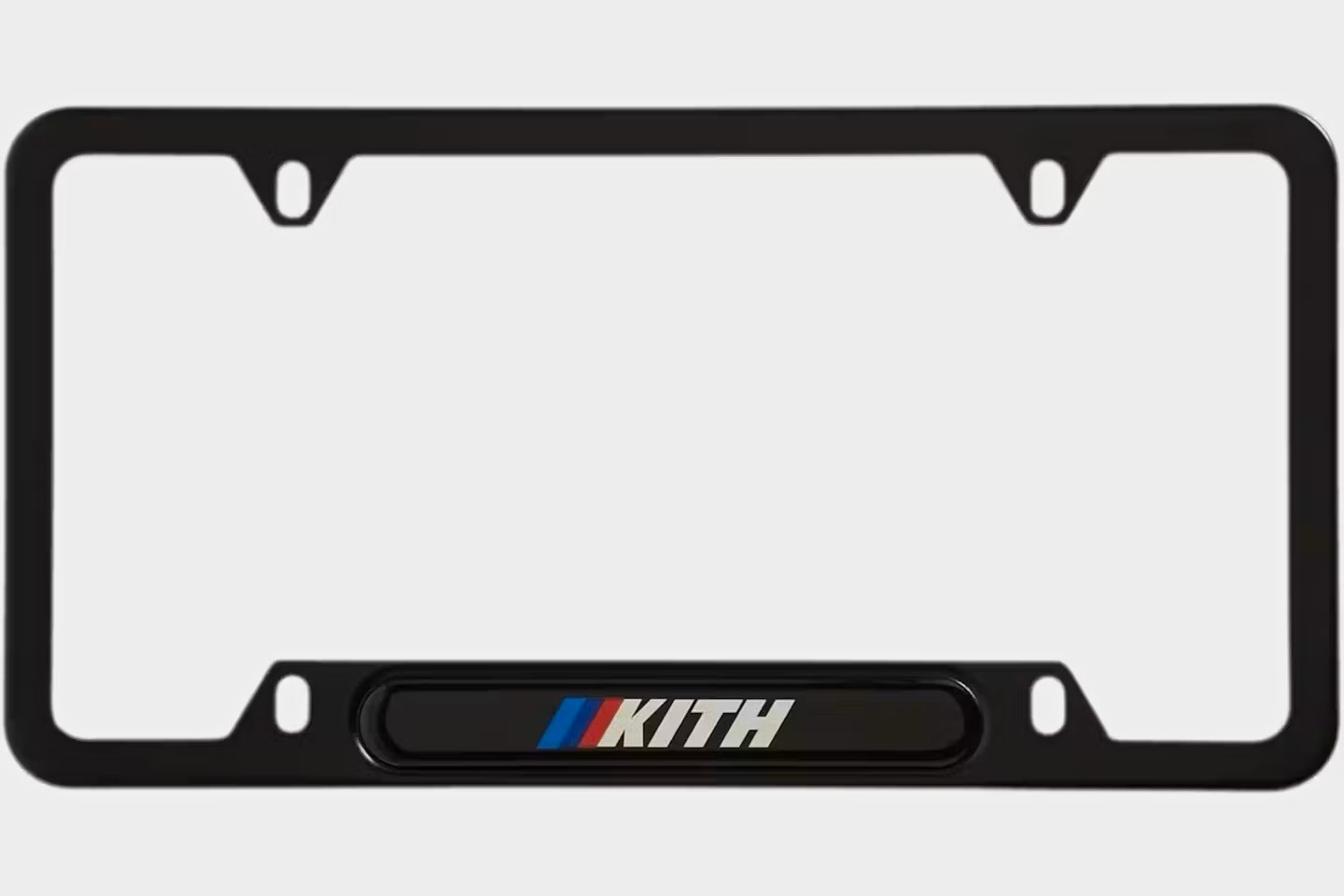 KITH x BMW Black License Plate Frame Collectible