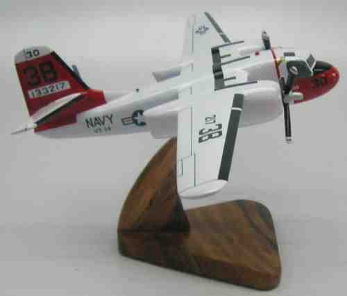 TS-2A Grumman Tracker Navy Airplane Wood Model Replica Small New 