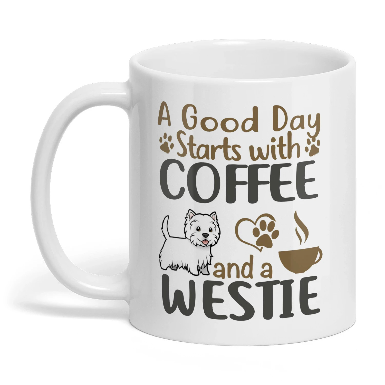 West Highland White Terrier Coffee Mug, Westie Lovers Gift, Westie Dog Mug
