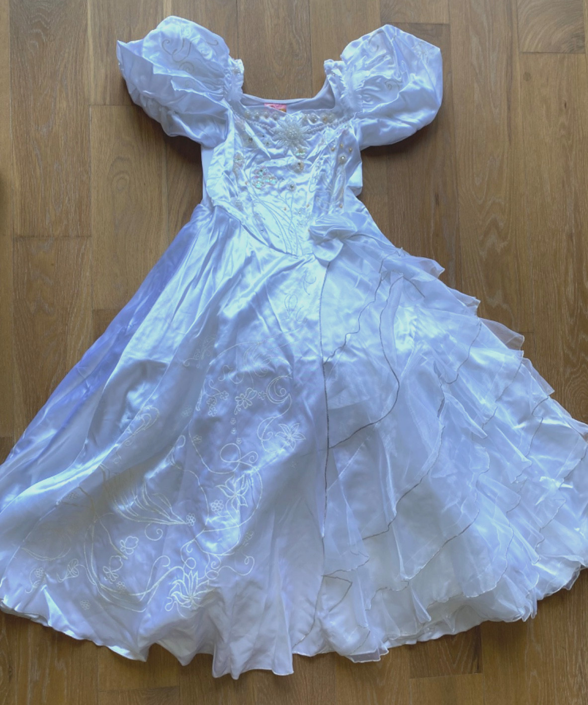 Disney Store Enchanted Giselle Deluxe Wedding Costume Princess Dress Halloween 8