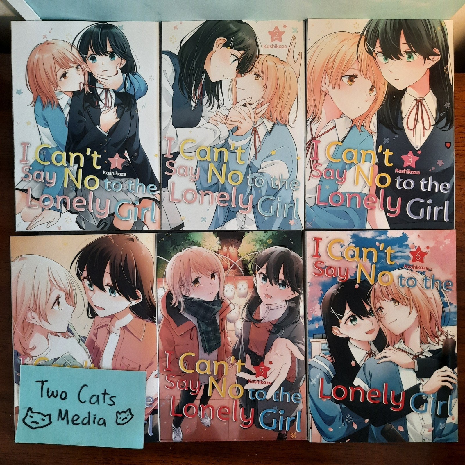 📚 I Can\'t Say No to the Lonely Girl Vol. 1-6 English Manga Bundle Kodansha Yuri