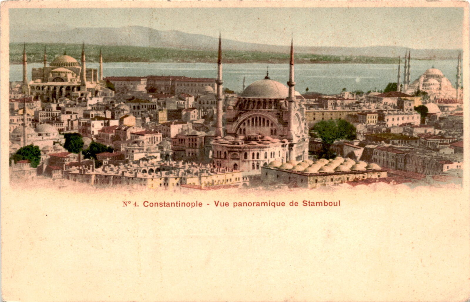 Vintage Postcard: Constantinople - Panoramic View of Stamboul