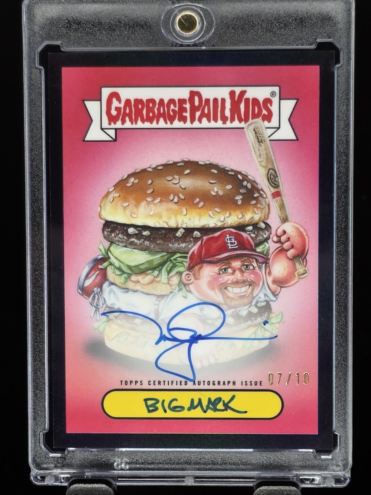 Topps 2026 Garbage Pail Kids x MLB Big Mark Mark McGwire Auto /10 BGP-MMC