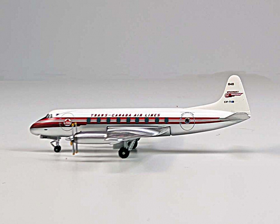 Aeroclassics Trans Canada Airlines Viscount 700 CF-TIB Diecast 1/400 Model Plane