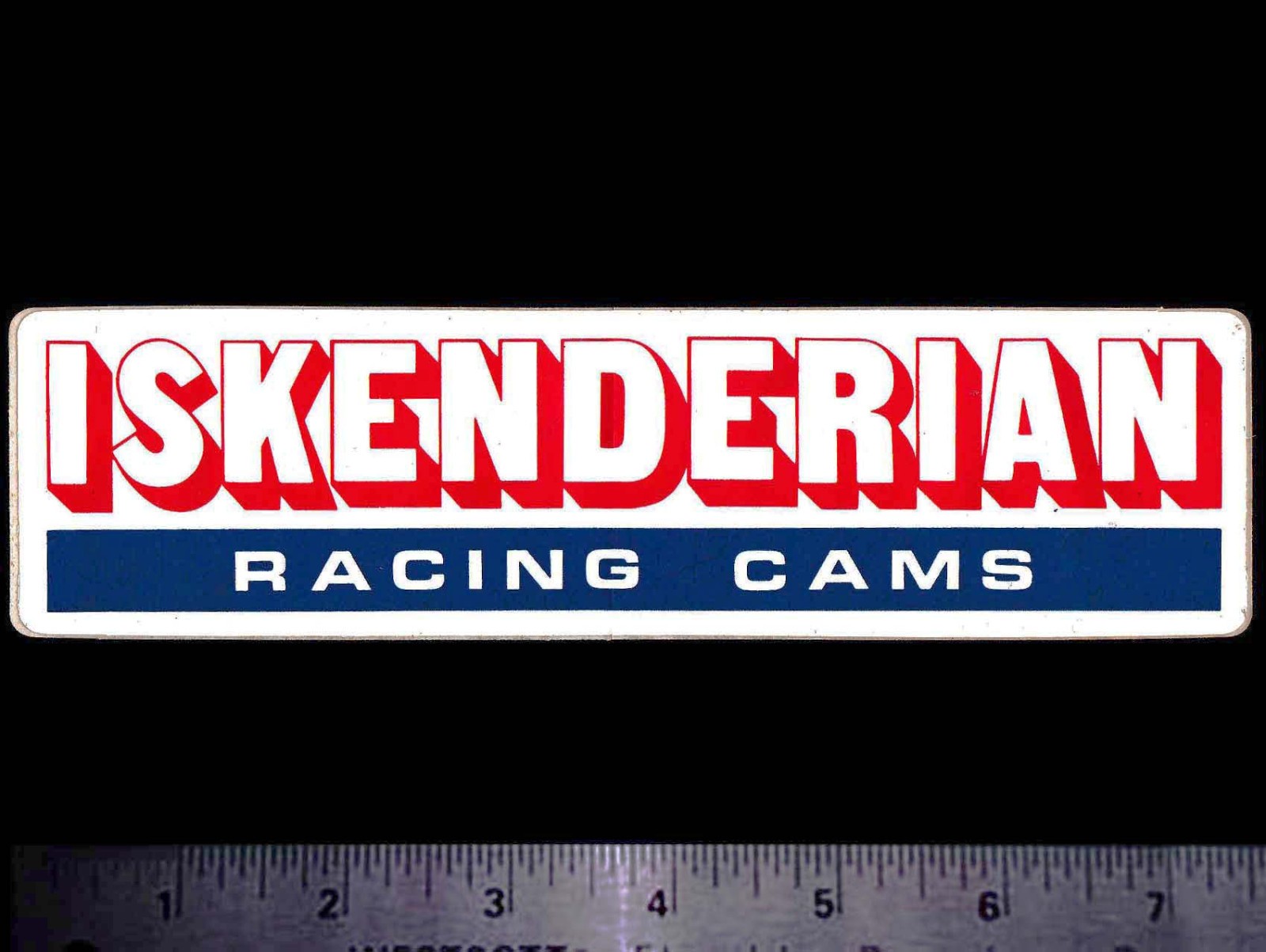 ISKENDERIAN Racing Cams - Original Vintage 1960\'s 70\'s Racing Decal/Sticker ISKY