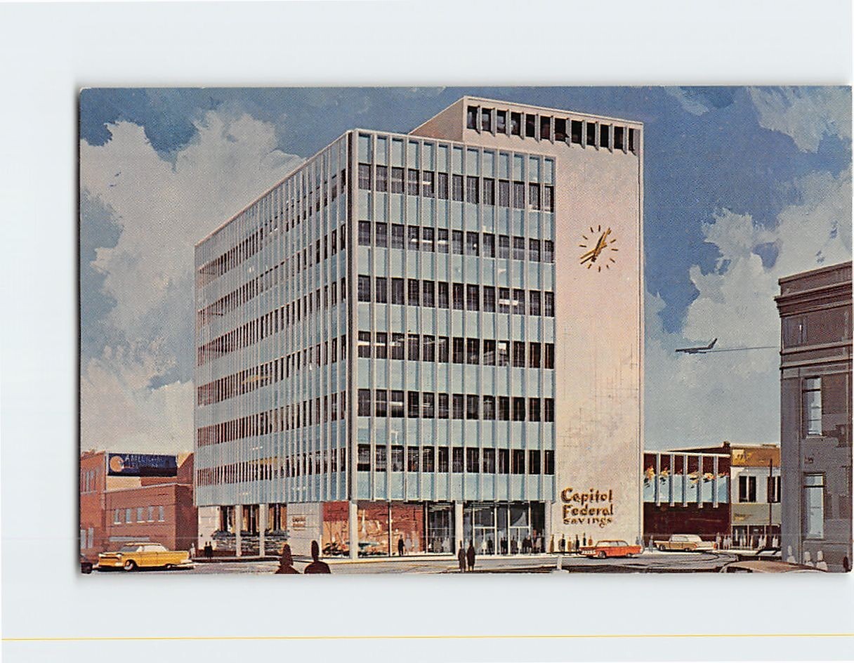 Postcard Capitol Federal Savings Topeka Kansas