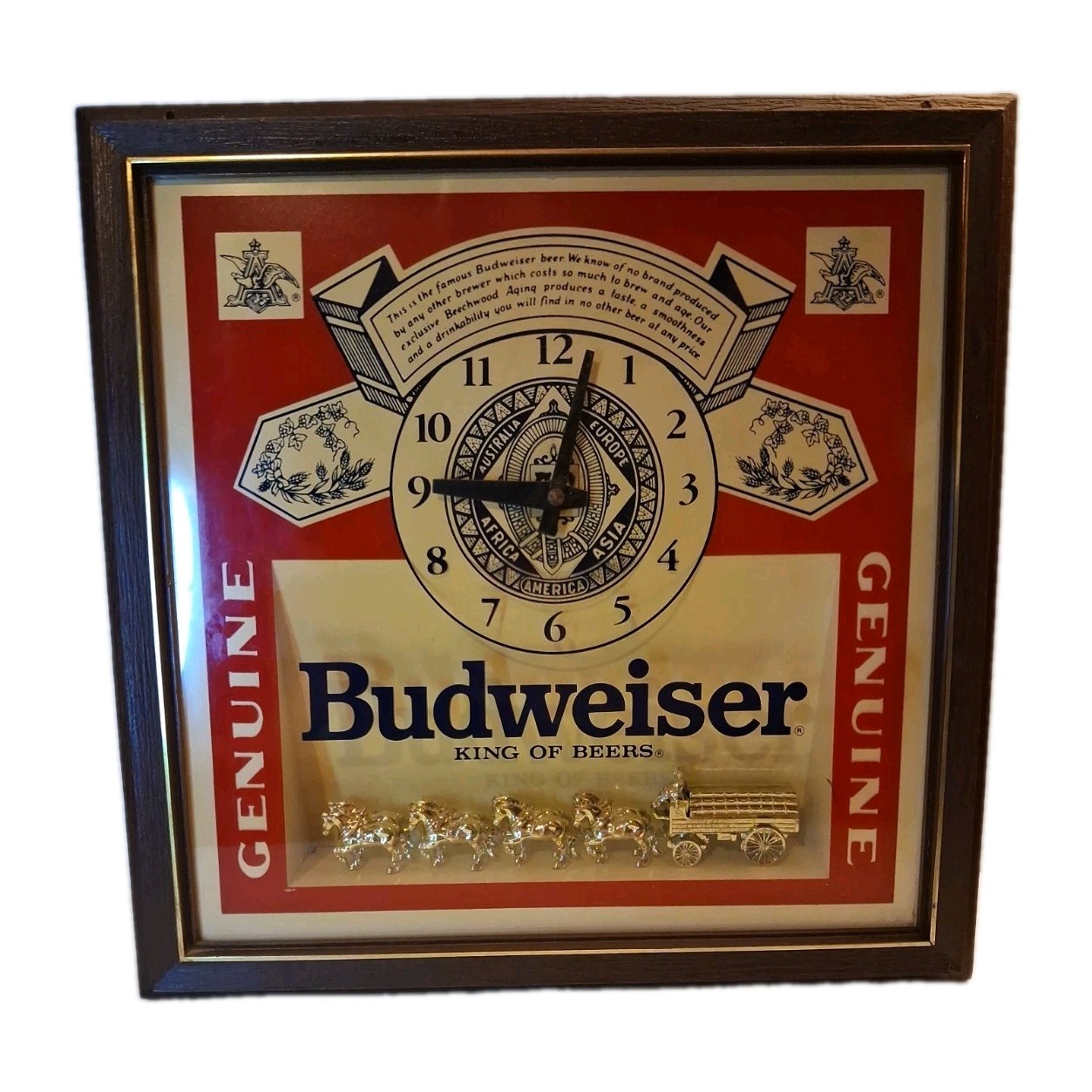 Budweiser Genuine Deluxe Label \