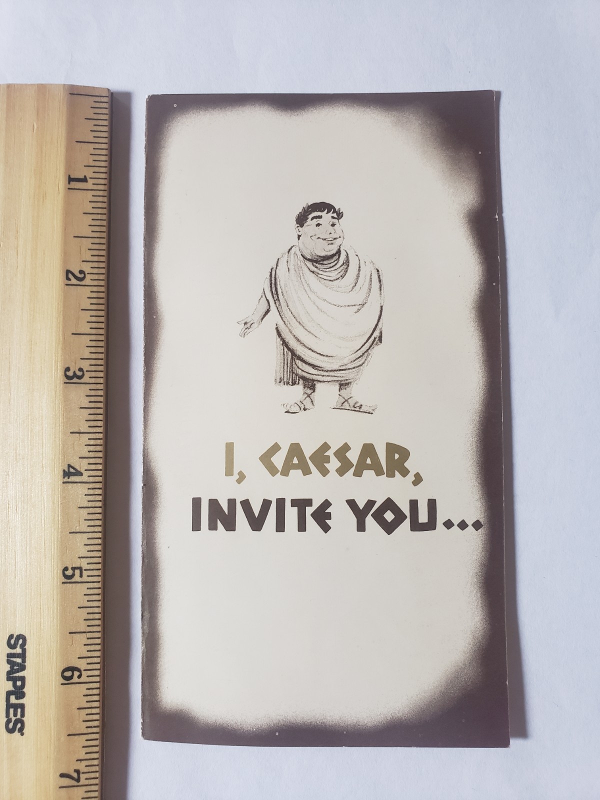 Vintage 1960s Caesars Palace Las Vegas Baccarat Rules Booklet - Grand Opening?