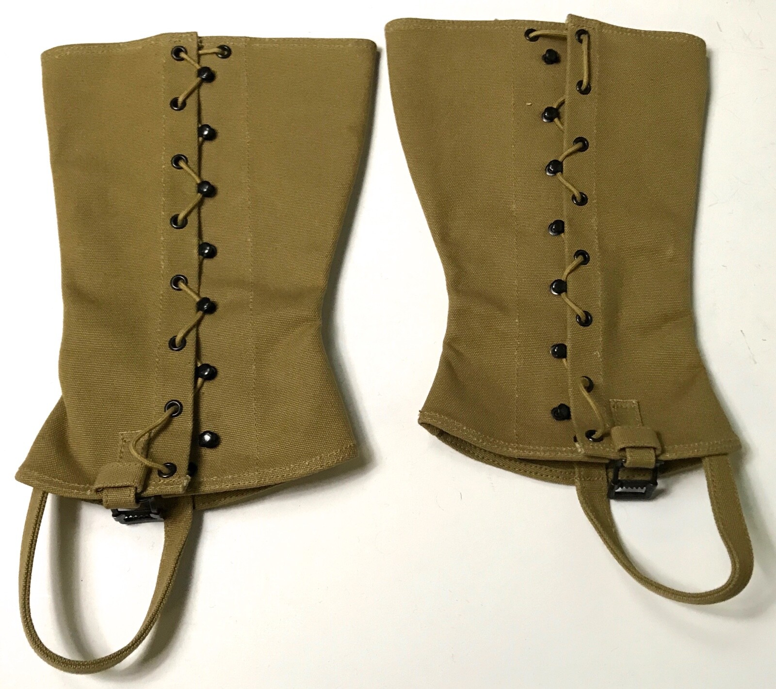 WWI US M1917 INFANTRY FIELD LEGGINGS, KHAKI OD#9 CANVAS-LARGE 3R WWI US M1917 INFANTRY FIELD LEGGINGS, KHAKI OD#9 CANVAS-LARGE 3R