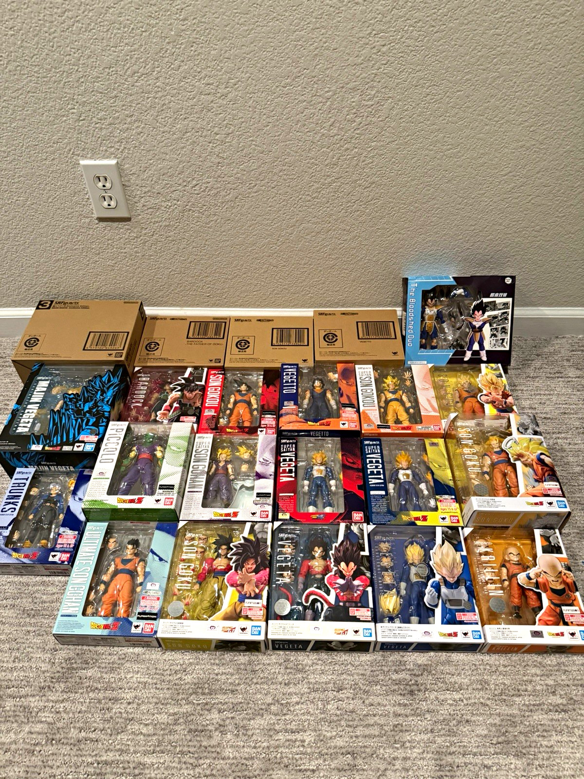S.H.Figuarts Dragon Ball Z Figure Lot Goku Vegeta Piccolo (Read Description)