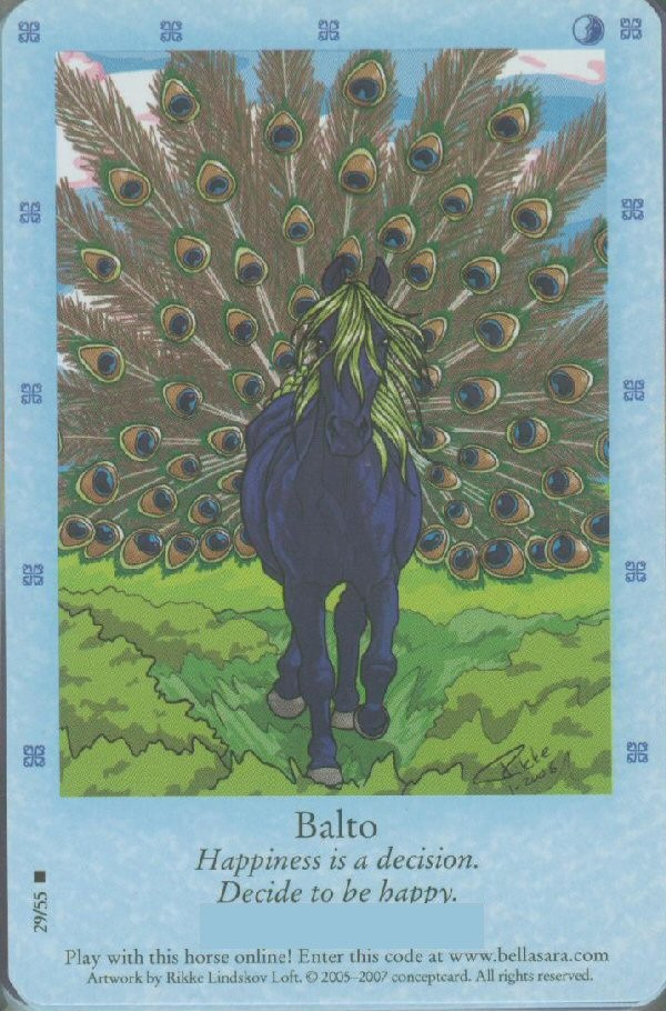 Bella Sara Northern Lights Single Rare Card