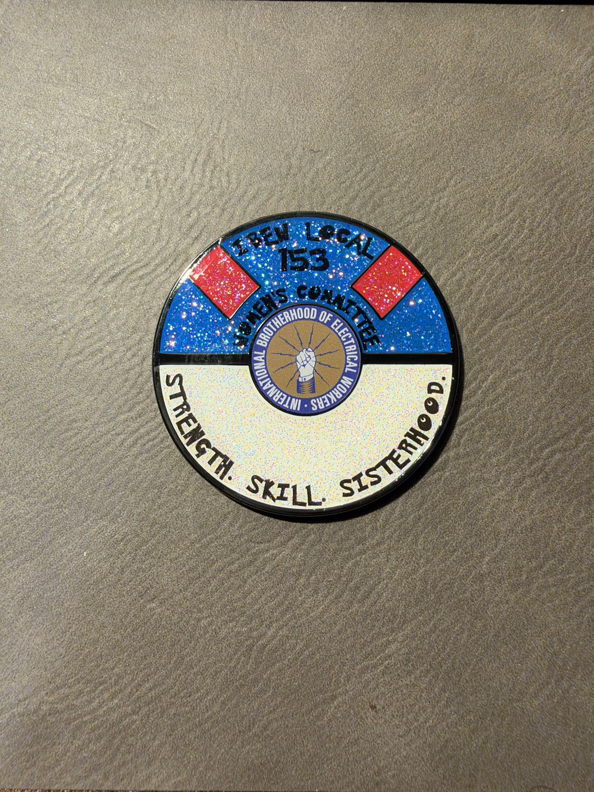 IBEW Local 153 Challenge Coin South Bend Indiana Pokémon Sisterhood