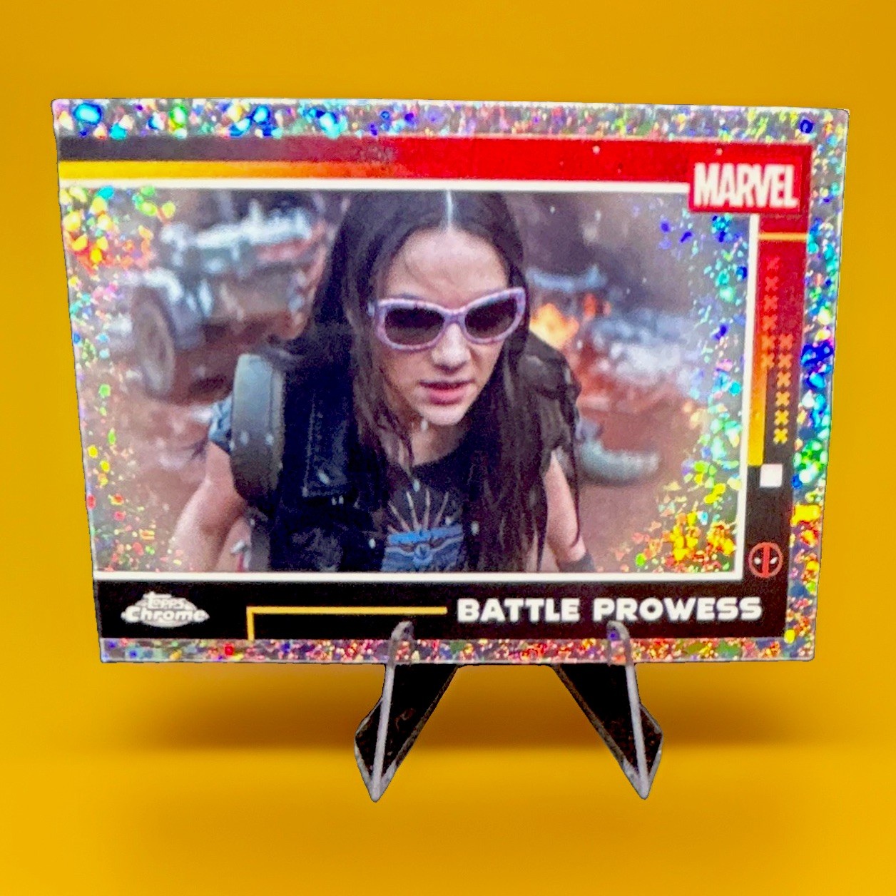 Topps 2024 Chrome Deadpool & Wolverine Battle Prowess #92 Parallel