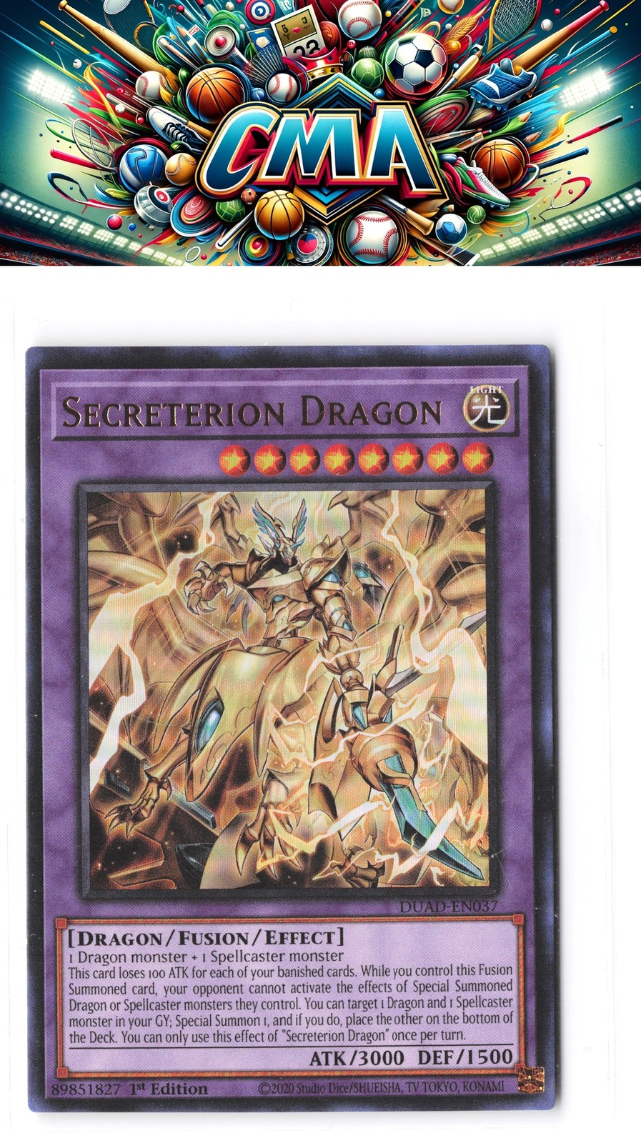 Duelist's Advance #DUAD-EN037 Secreterion Dragon
