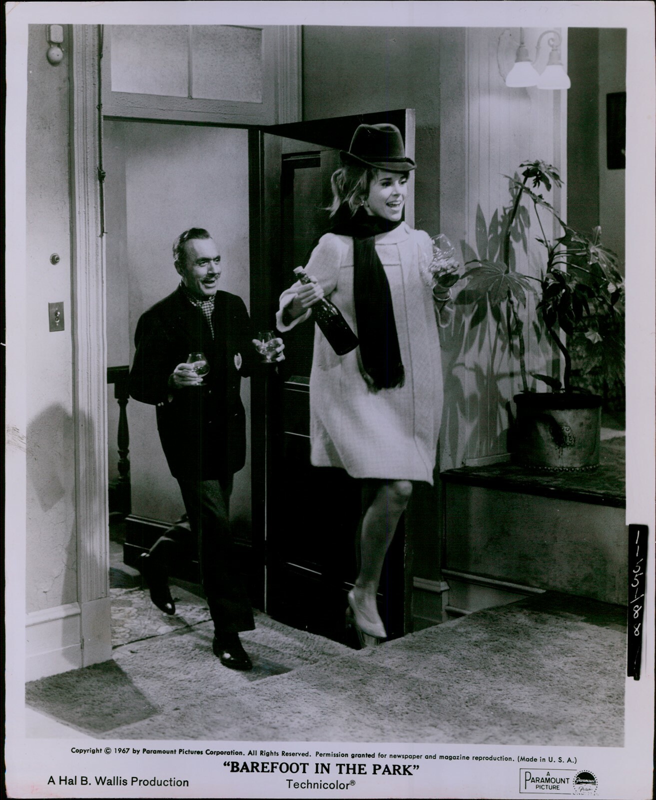 LG822 1967 Original Photo JANE FONDA Barefoot in the Park Beautiful Sexy Actress