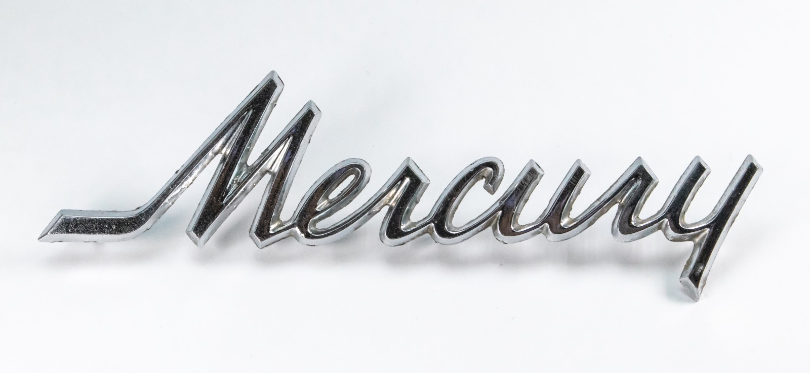 1967-1972 Mercury Hood Trunk Script Emblem Cougar Monterey Comet # C7MB-8B357-A