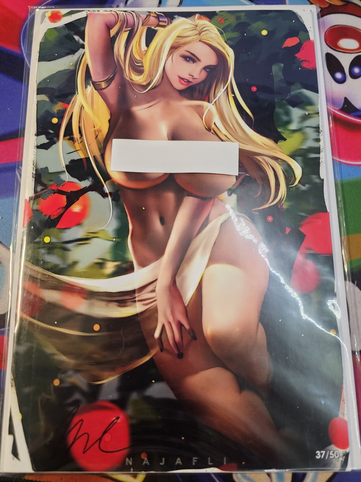 Patriotika: Gods & Shadows Fruits of the Goddess risque cover #37/50 signed COA