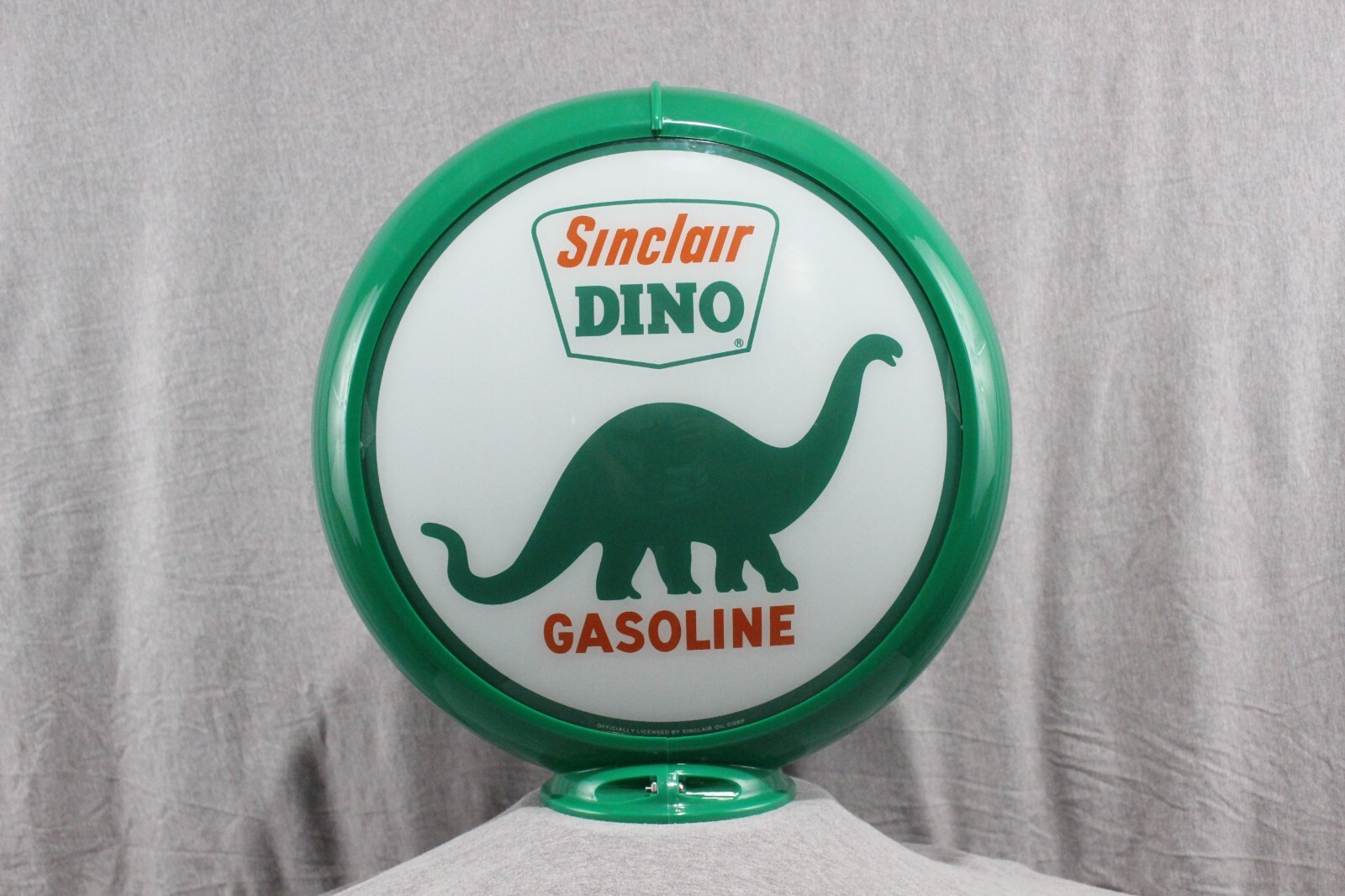 SINCLAIR DINO GASOLINE (LARGE DINOSAUR) GAS PUMP GLOBE