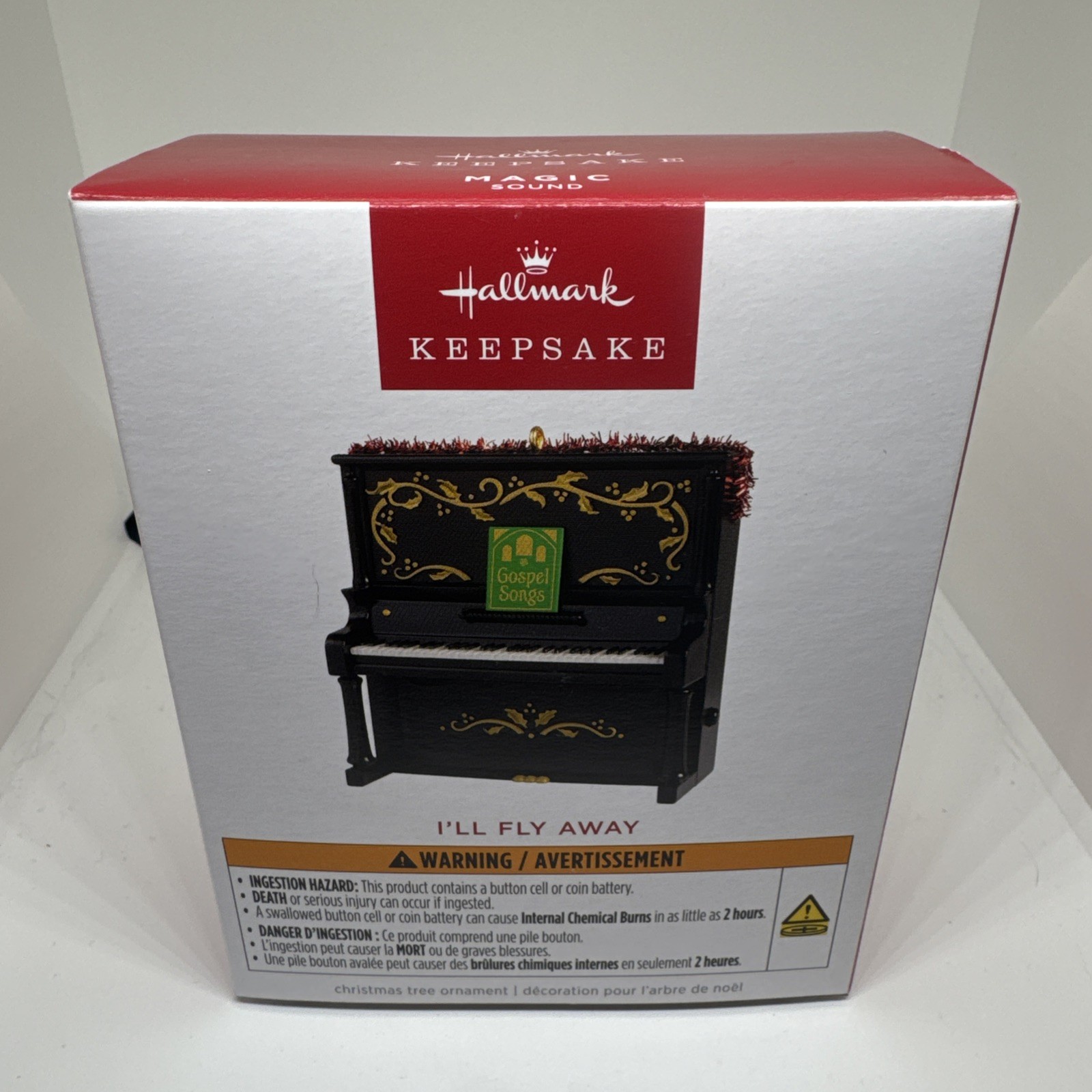 2025 HALLMARK KEEPSAKE ORNAMENT I'LL FLY AWAY MAGIC SOUND New
