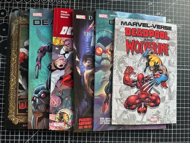 Mixed Lot Of 6 Marvel Deadpool Tpb\'s New Unread