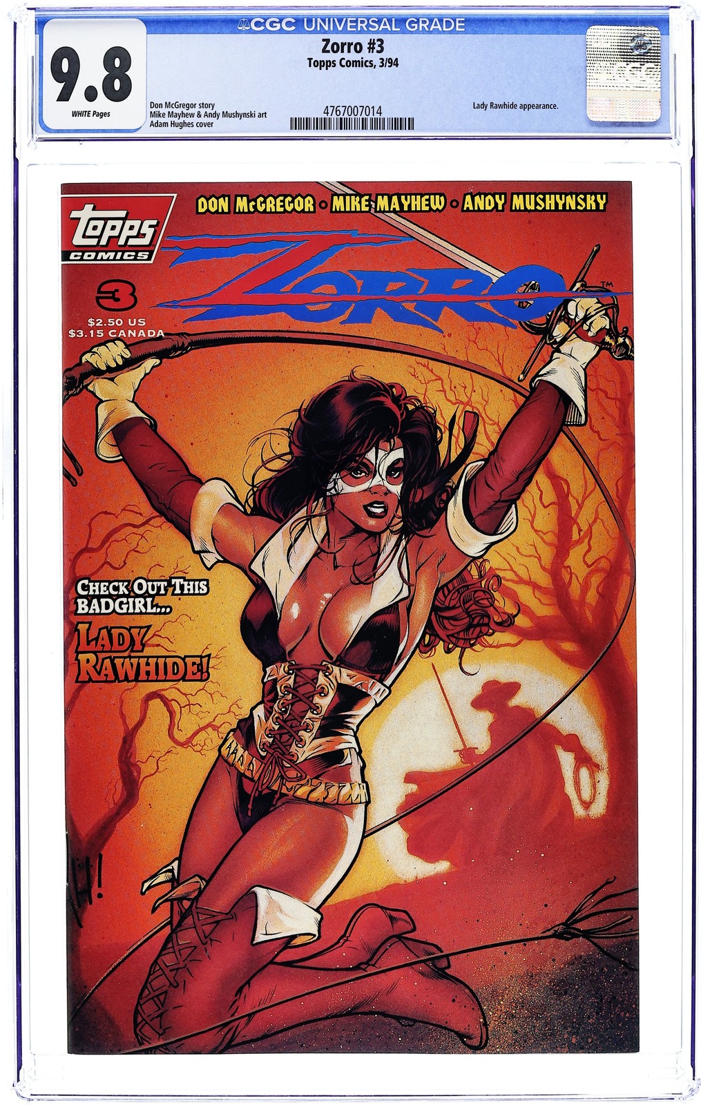 Zorro #3 CGC 9.8 1994 4767007014