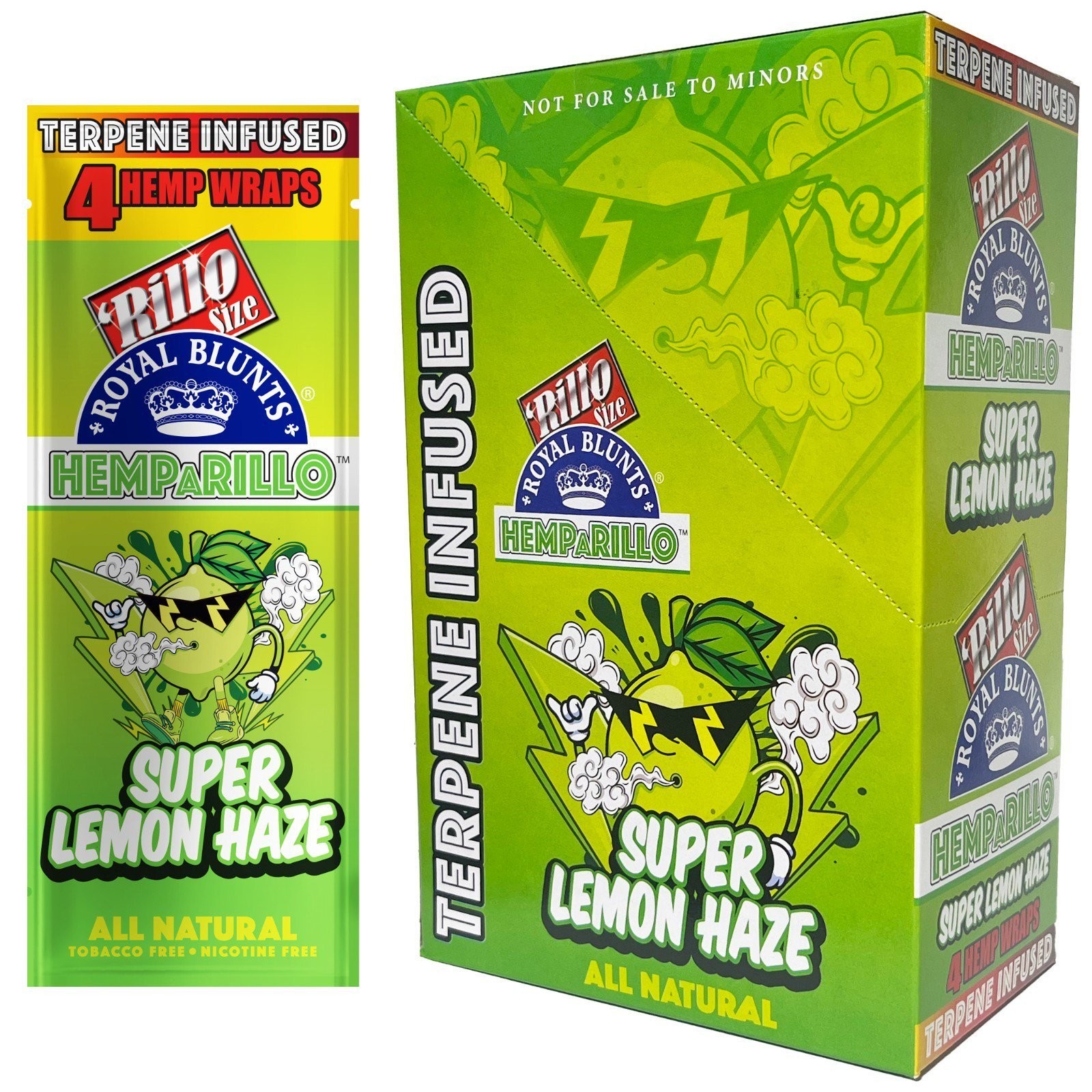 Hemparillo Rillo Size Rolling Paper - Box of 15 (Super Lemon Haze) Hemparillo Rillo Size Rolling Paper - Box of 15 (Super Lemon Haze)