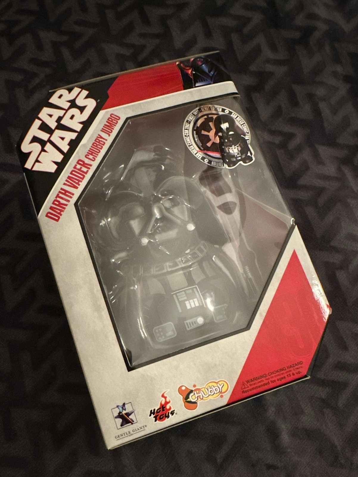 Gentle Giant / Hot Toys Star Wars Darth Vader Chubby Jumbo SDCC 2007 First 1000 Gentle Giant / Hot Toys Star Wars Darth Vader Chubby Jumbo SDCC 2007 First 1000