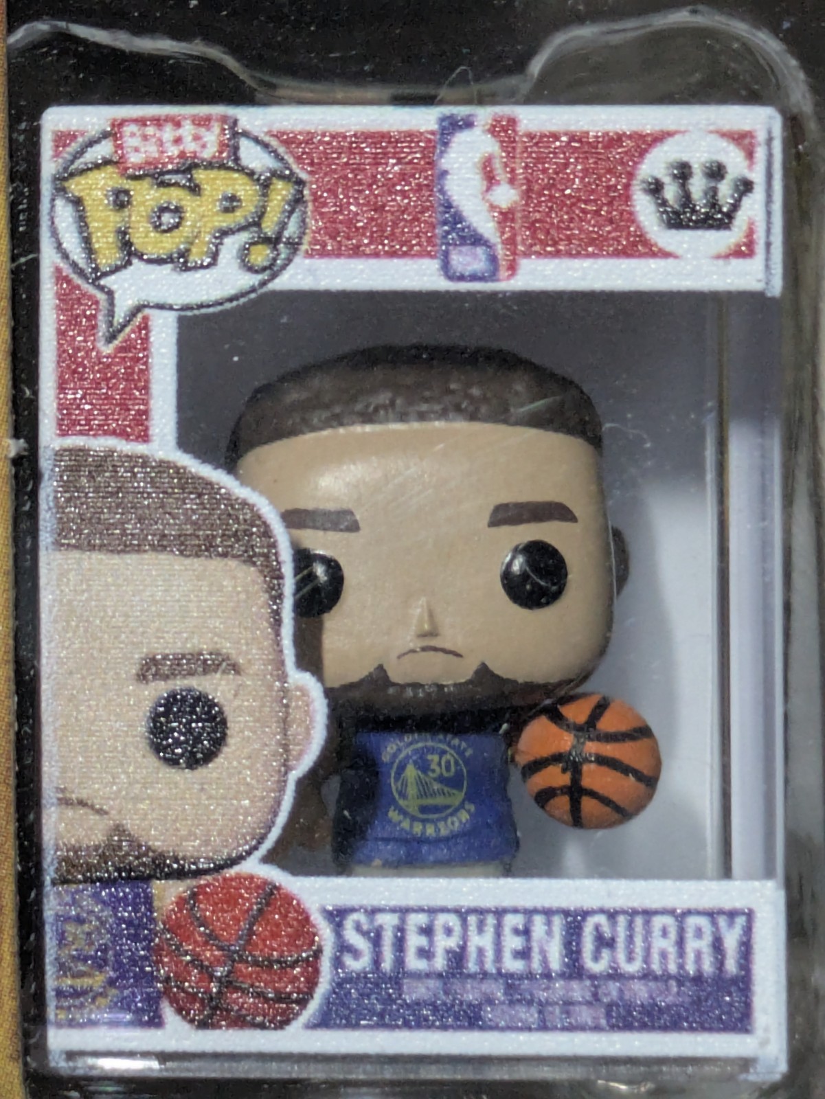 Funko Bitty Pop NBA Stephen Curry Steph Golden State Warriors Arena NEW