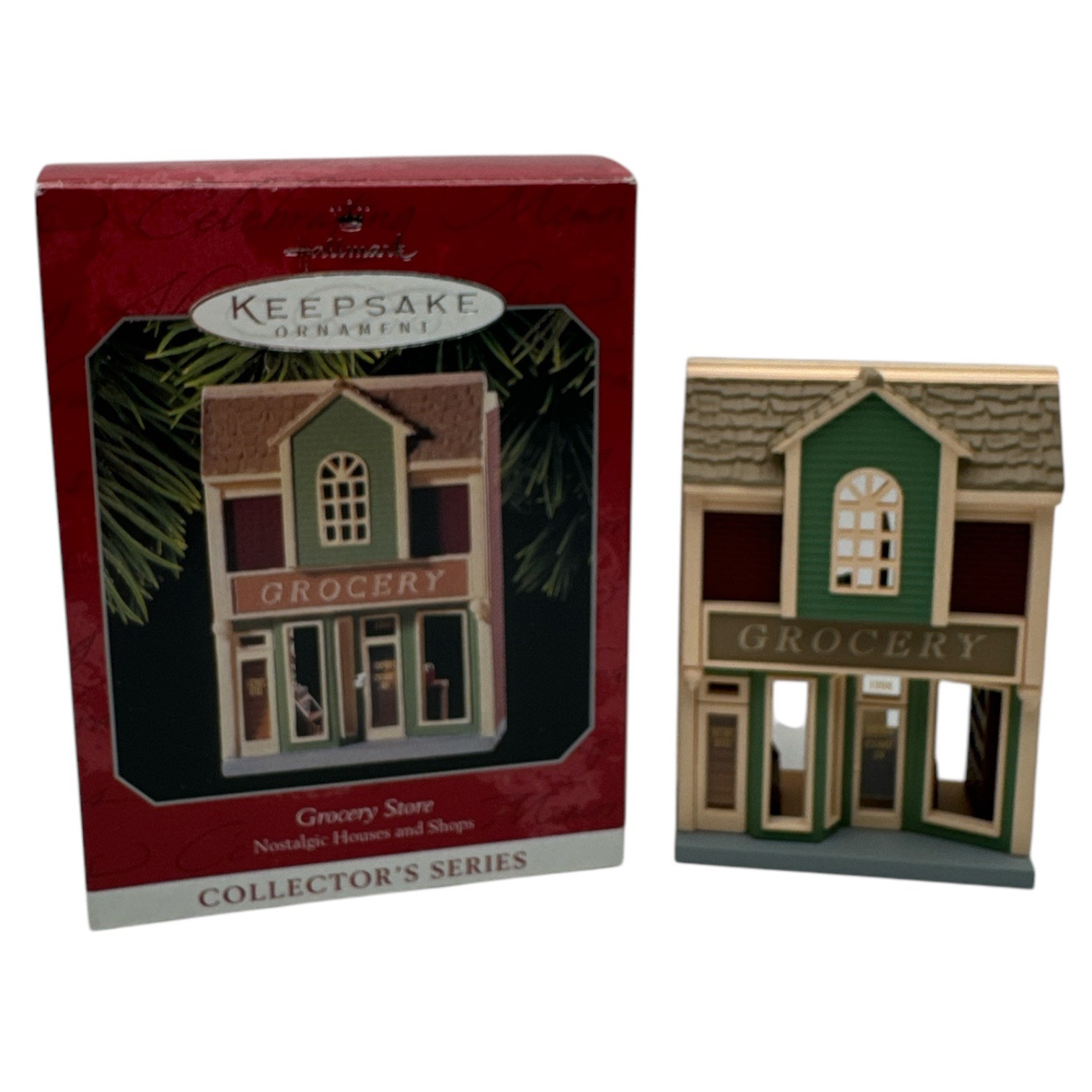 Hallmark Keepsake Christmas Ornament Grocery Store 1998 Vintage EUC