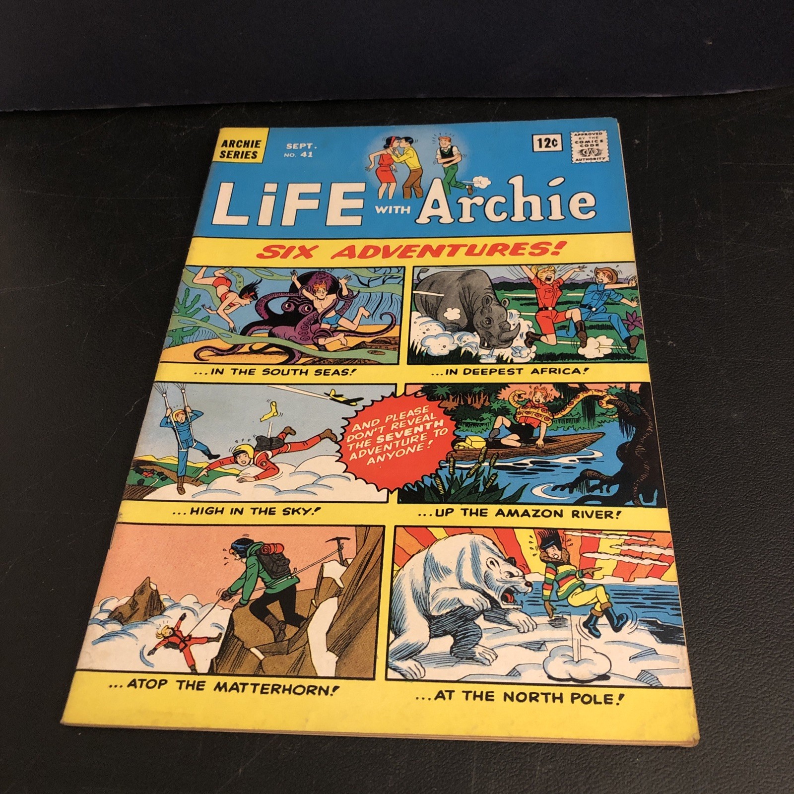 Life with Archie Comic Issue #41 1st GODZILLA & MOTHRA -Detached Centerfold Look Life with Archie Comic Issue #41 1st GODZILLA & MOTHRA -Detached Centerfold Look
