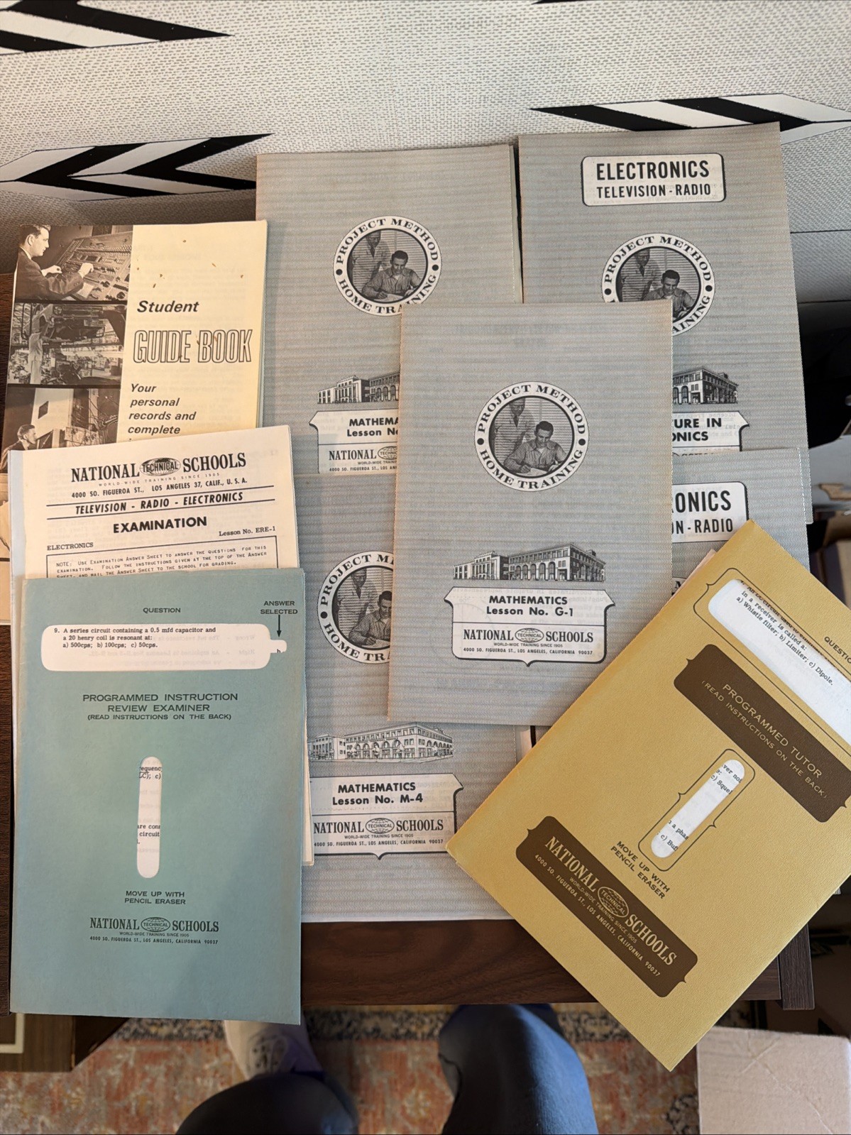 Vintage National Technical Schools Electronics Home Study Course Complete Lot
