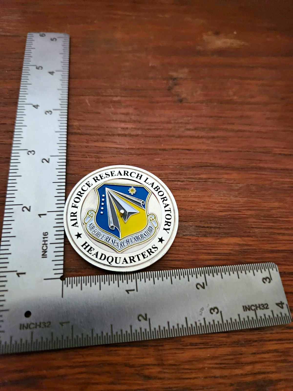 RARE USAF AFRL HQ Operations Directorate Challenge Coin Nolite Esse Porcus NTTR