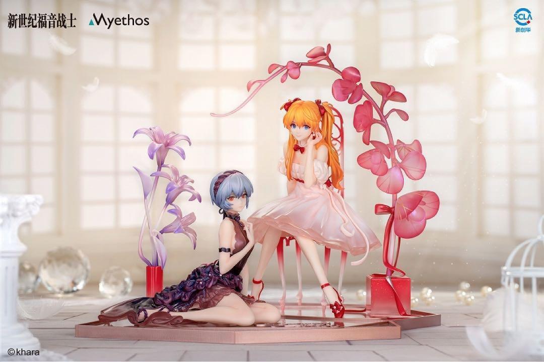 Myethos Evangelion Rei Ayanami & Asuka Langley Whisper of Flower Ver. 1/7 Figure